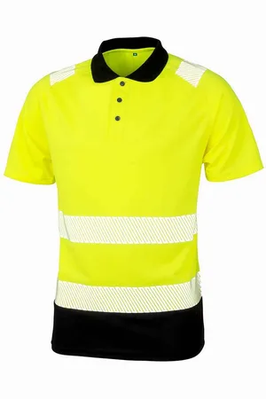 Result Unisex veiligheidspoloshirt voor volwassenen
