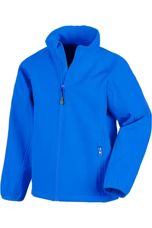 Result Kinder/kids 2-laags bedrukbaar softshell jack