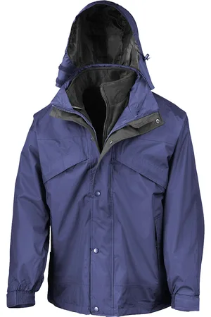 Result Unisex volwassen 3 in 1 fleecejack