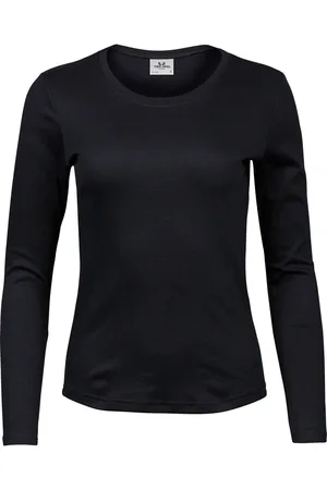 TeeJays Dames interlock t-shirt met lange mouwen