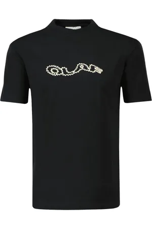 OLAF HUSSEIN Zigzag wavy drift tee t-shirts m200111