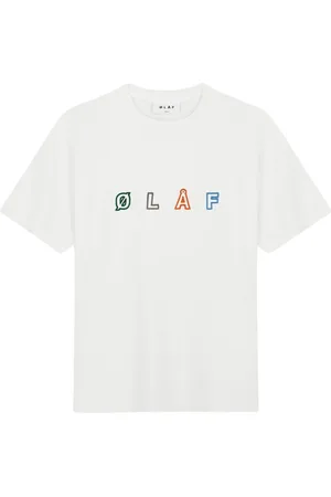 OLAF HUSSEIN Sans embro logo tee t-shirts m200105