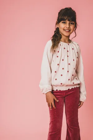 LOOXS Revolution Blouse krinkel jersey voor meisjes in de kleur