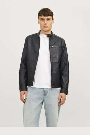 JACK & JONES Jjedylan pu biker jacket noos