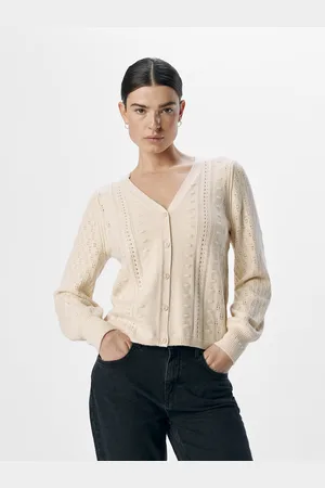 Object Objinge l/s re v-neck knit cardigan