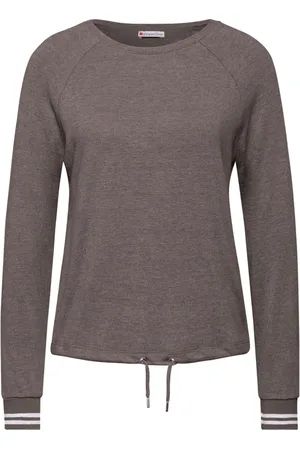 Street one A322496 cosy knit look shirt w.rib cuf