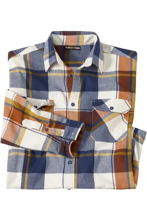 Atlas For Men Heren geruit flannel shirt