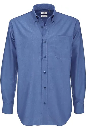 B and C B&c heren oxford overhemd met lange mouwen / heren overhemden