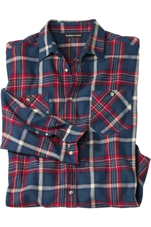 Atlas For Men Heren geruit flannel shirt
