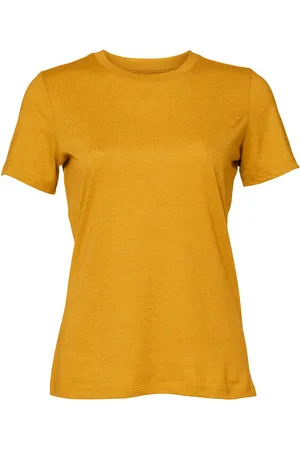 Bella + Canvas Dames cvc jersey relaxed fit t-shirt met korte mouwen