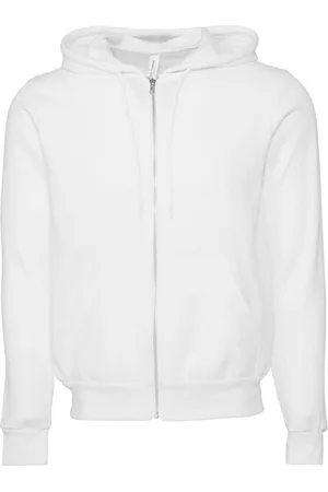 Bella + Canvas Unisex volwassen polycotton fleece slim full zip hoodie