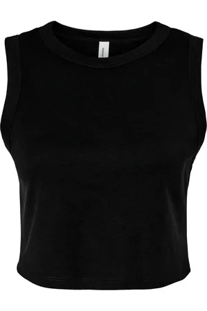 Bella + Canvas Dames muscle micro-rib cropped tank top