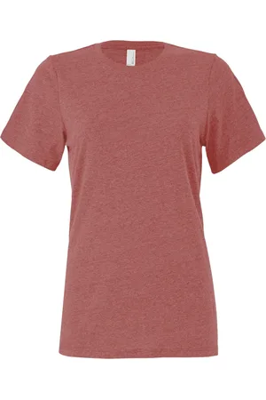 Bella + Canvas Dames cvc jersey relaxed fit t-shirt met korte mouwen