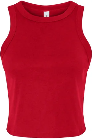 Bella + Canvas Dames micro-rib racer tanktop