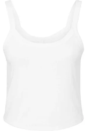 Bella + Canvas Dames micro-rib spaghetti strap tanktop