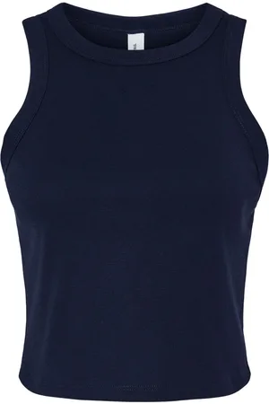 Bella + Canvas Dames micro-rib racer tanktop