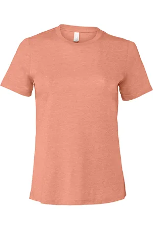 Bella + Canvas Dames cvc jersey relaxed fit t-shirt met korte mouwen