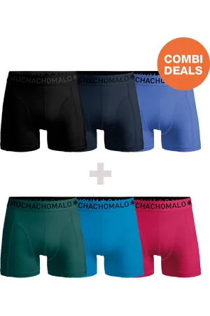 Muchachomalo Heren 3+3-pack boxershorts