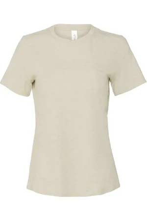 Bella + Canvas Dames cvc jersey relaxed fit t-shirt met korte mouwen