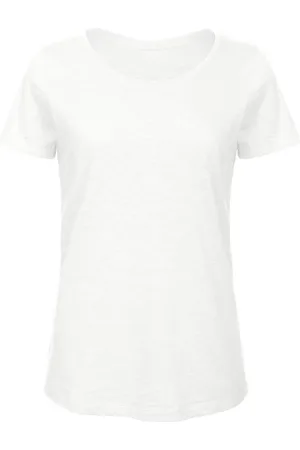 B and C B&c vrouwen/dames favoriete organic cotton slub t-shirt