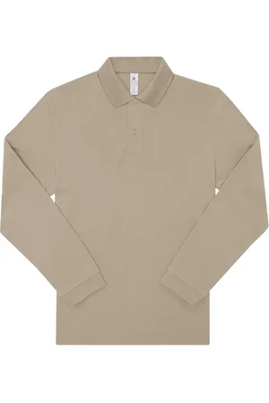 B and C Heren my polo 180 poloshirt met lange mouwen