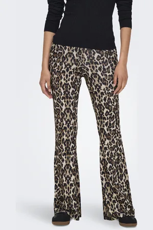 ONLY Onlanna rib flared aop legging cs j