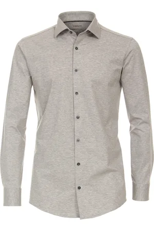 Venti Heren jersey overhemd 1263800 700 silver