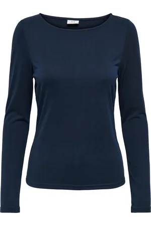 JACQUELINE DE YONG Jdyfreya ls boatneck top jrs navy