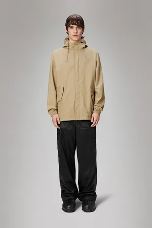 Rains 18010 fishtail jacket w3 sand