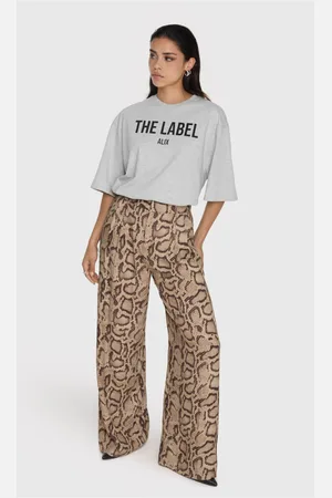 Alix the label Snake twill pants