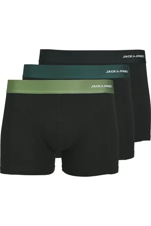 JACK & JONES Heren plus size boxershorts trunks bamboo jacnick 3-pack