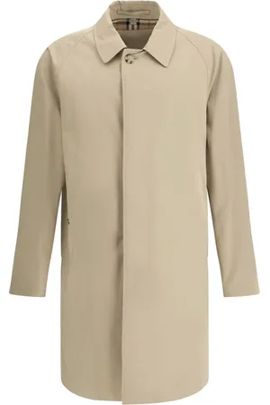Burberry Breasted coat met klassieke kraag en zakken