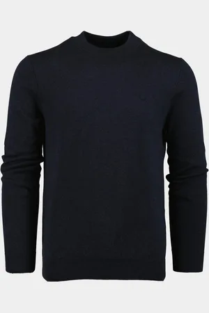 Bos Bright Blue Pullover tex mockneck pullover uni 24305te06bo/290 navy
