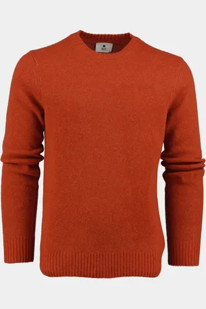 Bos Bright Blue Pullover lambswool o-neck 1150224/433