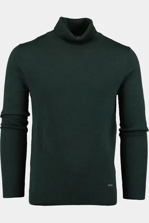 Bos Bright Blue Coltrui niels rollneck pullover 24305ni13bo/339 moss