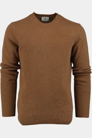 Bos Bright Blue Pullover lambswool o-neck 1150224/625