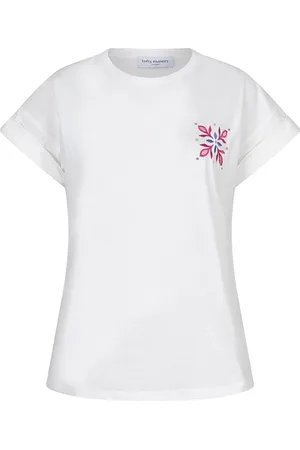 lofty manner Qb14 t-shirt willo 100 white