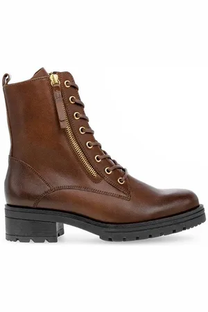 Gabor Veterboots met dubbele rits en verwisselbaar voetbed