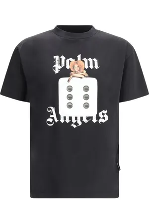 Palm Angels Holly pin up t-shirt met iconisch monogram