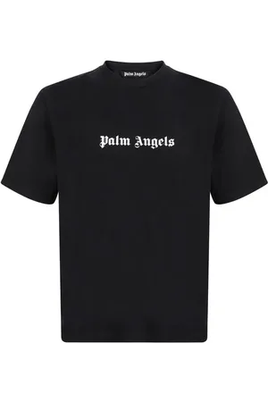 Palm Angels T-shirt met contrasterende monogram print