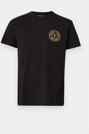 VERSACE Couture small vemblem tee gold