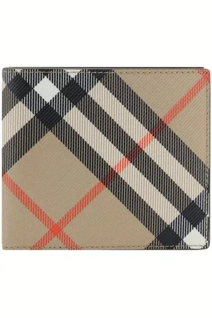 Burberry Wallet met iconisch checkpatroon en kaartsleuven