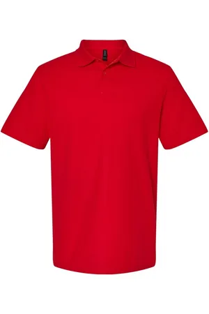 Gildan Unisex softstyle piqué poloshirt voor volwassenen