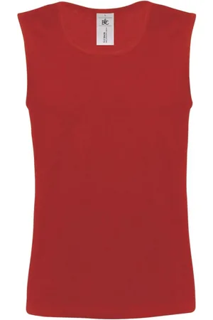 B and C Katoenen uniseks sportvest voor volwassenen