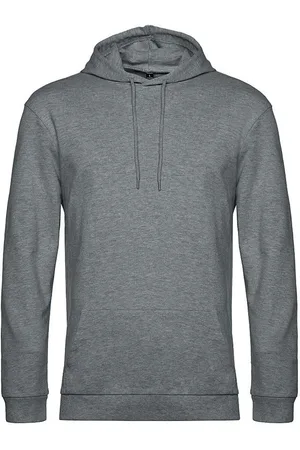B and C Heren hoodie heather