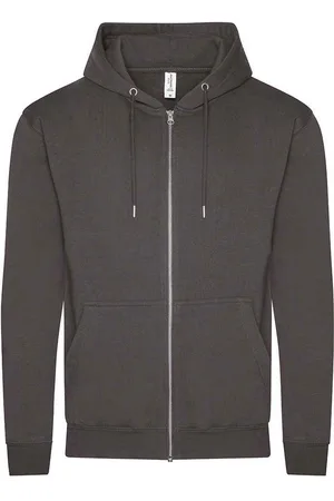 AWDis Unisex organic zip hoodie voor volwassenen