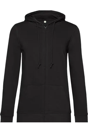 B and C Unisex inspire hoodie met rits voor volwassenen
