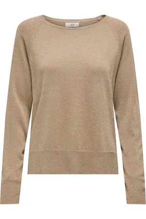 JACQUELINE DE YONG Kaya lurex l/s on raglan slit pul