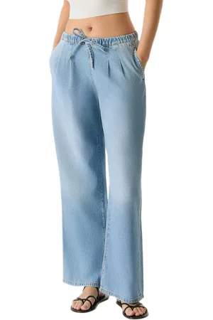 COJ Wide leg jogger light blue
