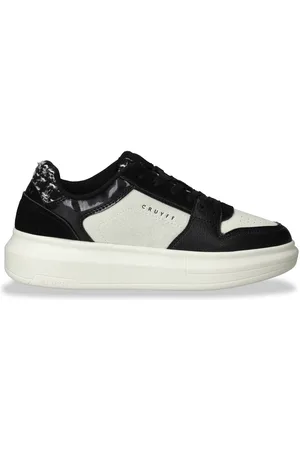 Cruyff Tennis court black white lage sneakers dames